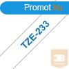 BROTHER Festkszalag TZe-233, Fehr alapon Kk, Laminlt, 12