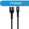 COLORWAY Kbel, USB CW-CBUM045-BK, MicroUSB (nylon) 2,4A 1M 