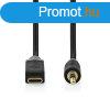 Nedis CCBW65950AT10 USB-C (USB C) dug - 3,5 mm sztereo jack