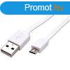Minsgi USB KBEL 2.0 A dug - micro B fehr 1m (28AWG/1P+2