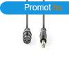 Nedis flprofi audi kbel COTH15120GY50, 6,35mm mon jack d