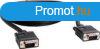 MicroConnect SVGA HD15 5m M-M fekete dupla rnykols , MONG