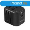 Volkano Universal Travel Charger Black