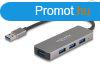 DeLock 4-portos USB3.2 HUB Silver