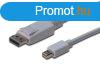 Assmann DisplayPort connection cable, mini DP - DP 3m White