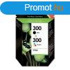 Hp 300/CN637EE tintapatron black/color ORIGINAL