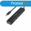 Hama USB 3.2 GEN1 TYPE-C 5IN1 Docking Adapter Black