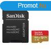 Sandisk 64GB microSDXC Class 10 U3 V30 A2 Extreme + adapterr