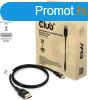 Club3D Mini DisplayPort to Displayport 1m Black
