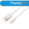 Avax CB124W PURE USB-A - Lightning 2m Cable White
