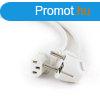 Gembird PC-186W-VDE Power cord (C13) VDE approved 1,8m White