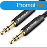 Vention 3.5mm jack/M -> 3.5mm jack/M, (audio,fekete), 2m,