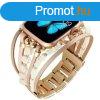 Mybandz 667034 apple watch gyngys karkt szj-pder-arany