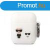 Karl Lagerfeld and Choupette Apple AirPods 1/2 szilikon tok 