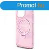 Guess Apple iPhone 15 Pro (6.1) IML Ring Stand Glitter MagSa