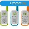 Motorola Talkabout T42 Triple Walkie-Talkie (3 Pcs) Blue/Ora