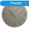 Hama Crete Wall Quartz Clock Analog Grey