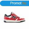 Gyemek Sportcip New Balance 480 HOOK LOOP Fehr Piros Parad