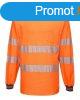 T185 - PW3 Hi-Vis hossz ujj pl - narancs / tengerszkk