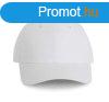 KP163 poliszter 6 paneles sportos baseball sapka K-UP, Whit