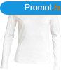 Ni hossz ujj V-nyak pamut pl, Kariban KA382, White-XL