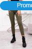 Bords anyag leggings, magas lssel, 9440-es modell, khaki