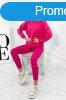 Fukszia pamut pulver s leggings szett