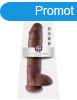  11" Cock with Balls  Brown 