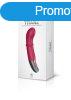  TITANZ 7" SILICONE RECHARGEABLE VIBRATOR IN PINK 