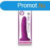  Colours - Pleasures - Thin 5" Dildo - Purple 