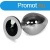  Rosebud Classic Metal Plug L Black 