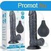  9&#039;&#039; Squirt Extreme Dildo - Black 