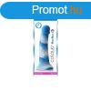  Colours - Pleasures - Yum Yum  6" Dildo - Blue 