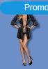  Satinia robe black L/XL 
