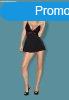  810-BAB-1 babydoll & thong black S/M 