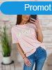 Mints, strasszos, rvid ujj, pamut pol M-L,L-XL
