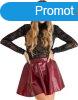 Piros latex szoknya Misty, S
