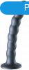 Ouch! Beaded Silicone G-Spot Dildo - 6,5'' / 16,5 cm, szrke