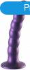 Ouch! Beaded Silicone G Spot Dildo, lila