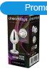 Dream Toys Gleaming Love Plug Silver Medium