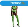 Ouch! by Shots Two Piece with Crop Top and Stockings - One S