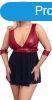 Plus size ruha Red Bondage, XL