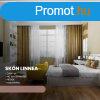 Skn Linnea 24 W-os 400 mm kerek natr fehr, fehr-arany s