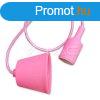 Szilikon minimal fggesztk (E27)- 1 gs- pink szn bra
