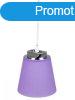Umbro LED fggesztk (7 W) termszetes fehr, lila ernyvel