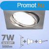 LED spot szett: mattkrm bill. keret, ngyzet + 6,5 Wattos, 