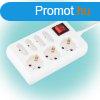 Home NV 17/WH hlzati eloszt, 1,5 m, H05VV-F 3G1,0 mm2 kb