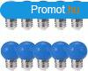 Sznes Led izz, G45, kk, E27 foglalat, 2 W, 5 db kszlet