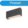TORINO fali lmpa fekete 230V LED 2x5W IP54 3000K