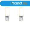 2 db G9 3 fokozat dimmelhet LED izz opl veggel 4,5W 500